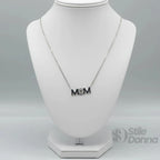 Collana Pendente MOM in Metallo Dorato - Stile Donna Bags