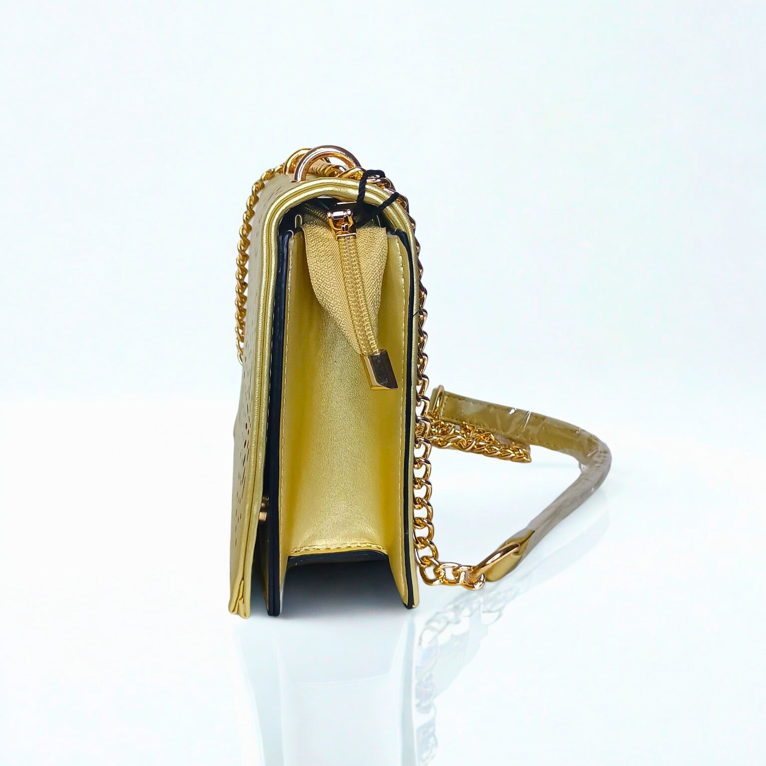 Crossbody Bag with Chain Strap - MS-4335 - Stile Donna Bags