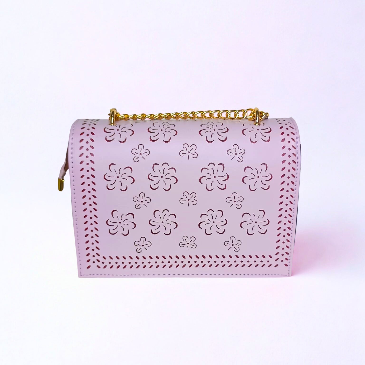 Crossbody Bag with Chain Strap - MS-6936 - Stile Donna Bags