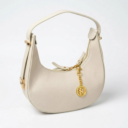 Elite borsa hobo vera pelle italiana – vista posteriore