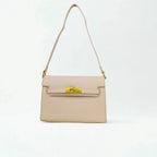 Enrico Coveri Borsa a Tracolla in Ecopelle con Lucchetto Oro - Stile Donna Bags