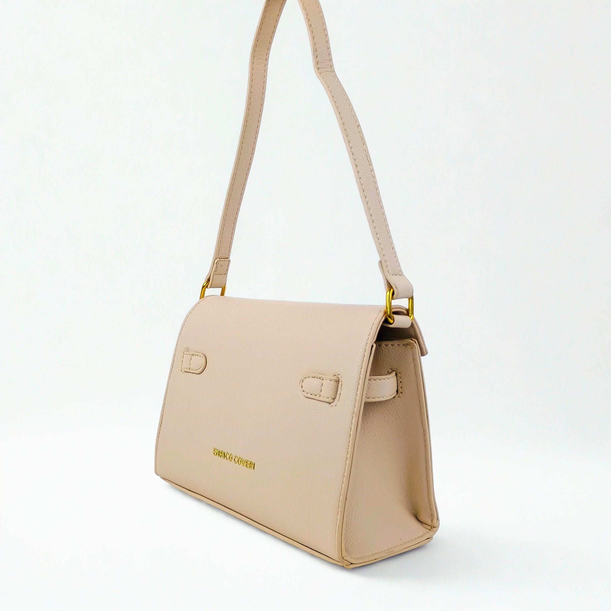 Enrico Coveri Leather Shoulder Bag for Women - Stile Donna Bags