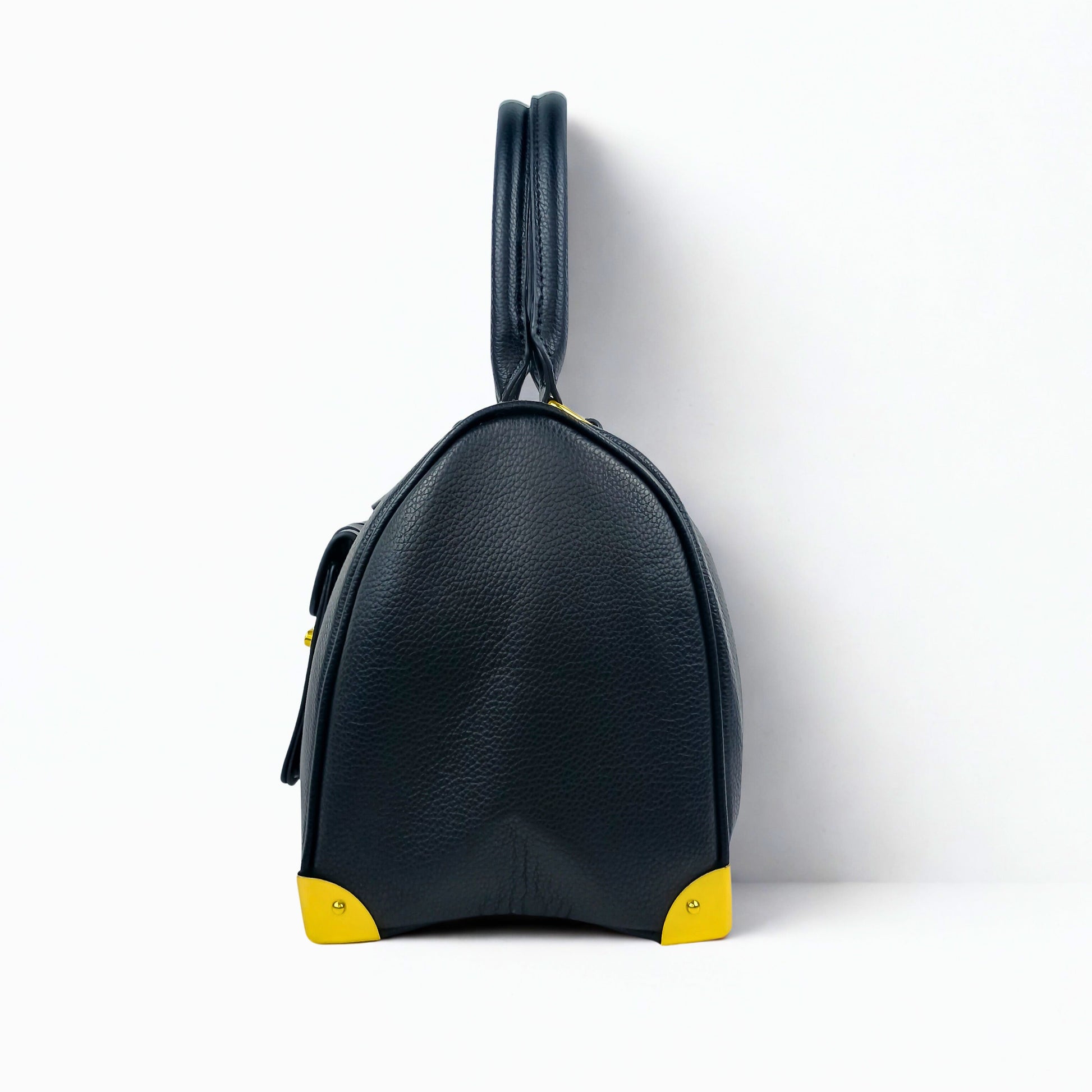 Enrico Doctor Bag - Black Leather MS-4449 - Stile Donna Bags