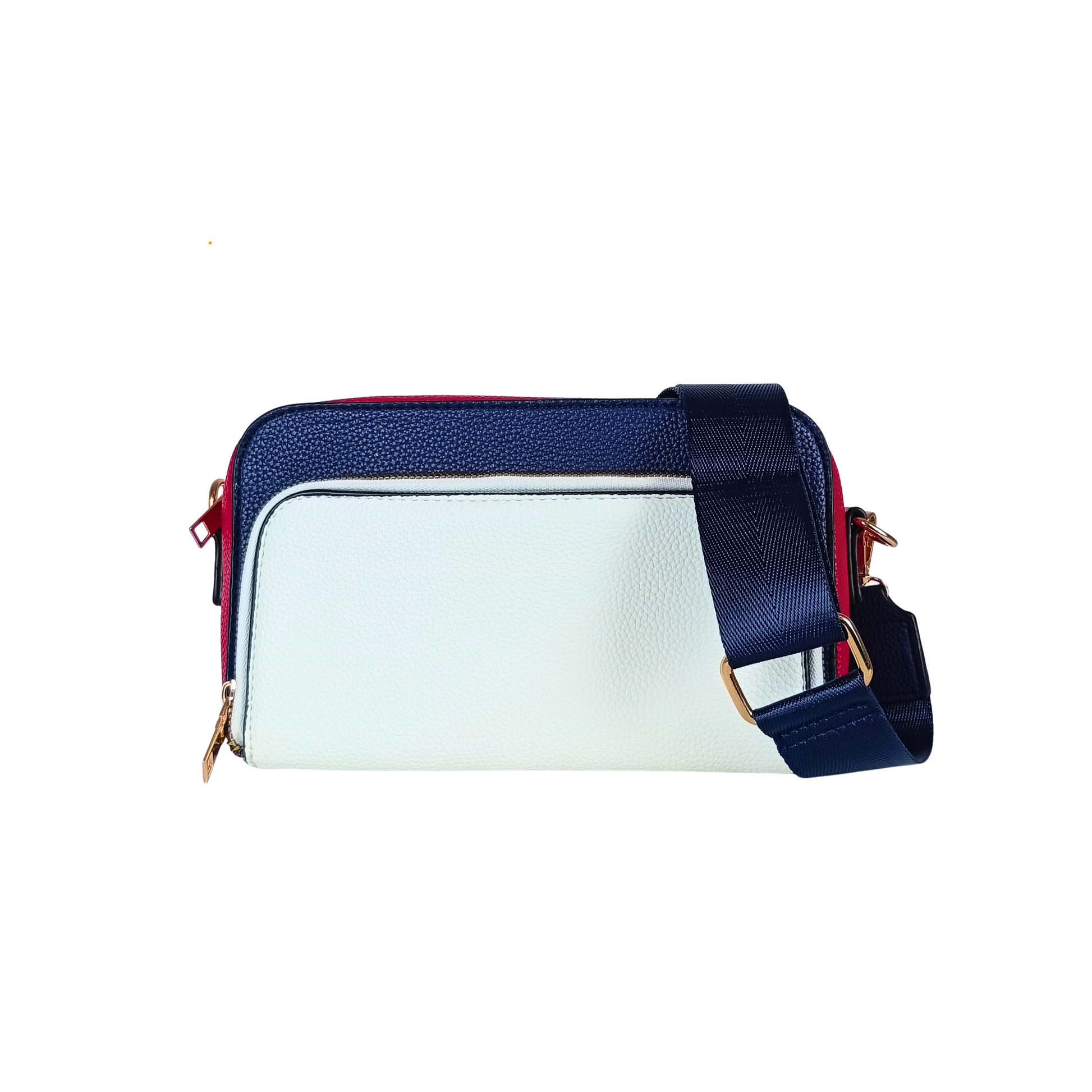 Faux Leather Crossbody Bag with removable shoulder strap - MS-2848 - Stile Donna Bags