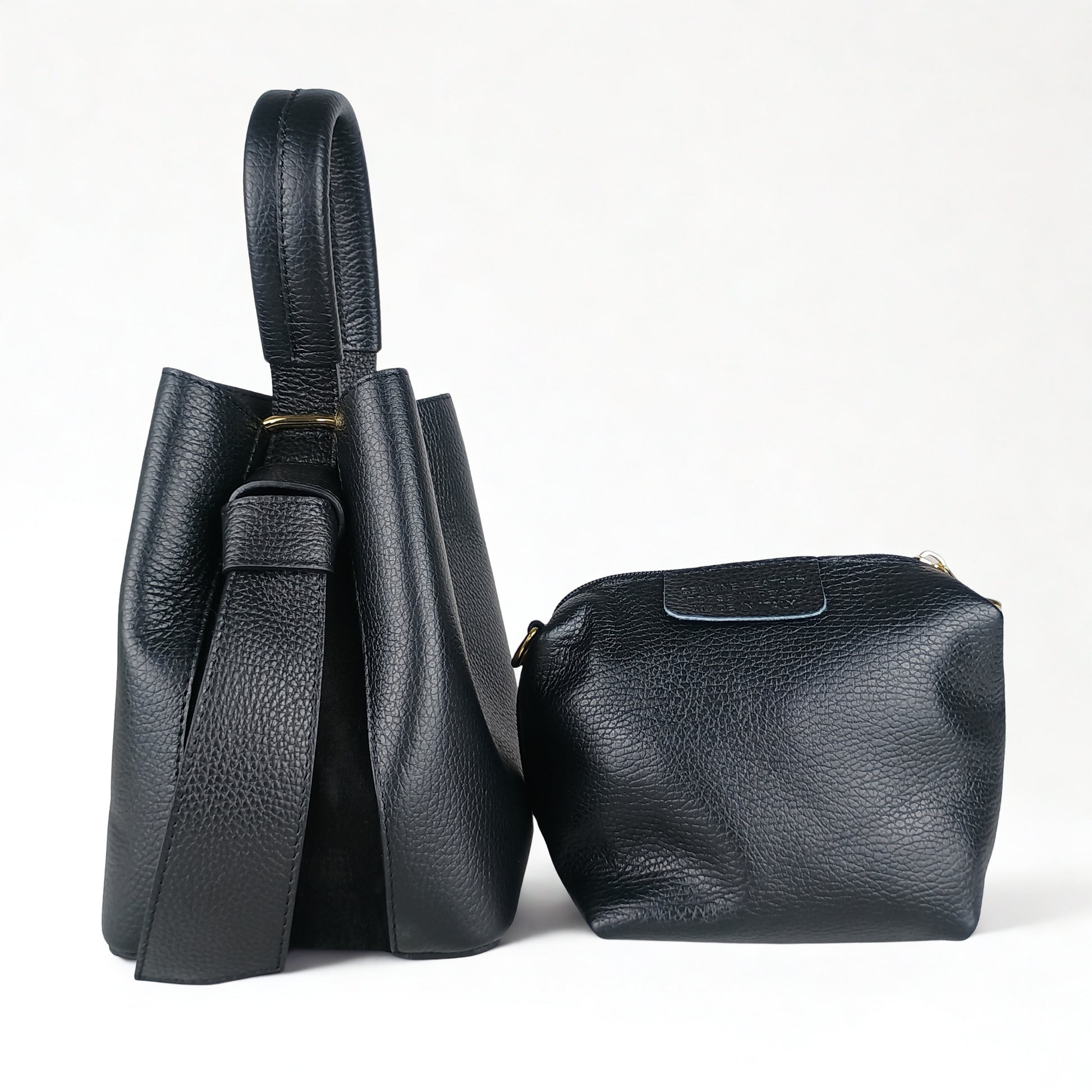 Genuine Leather Bucket Bag MS-3265 - Stile Donna Bags