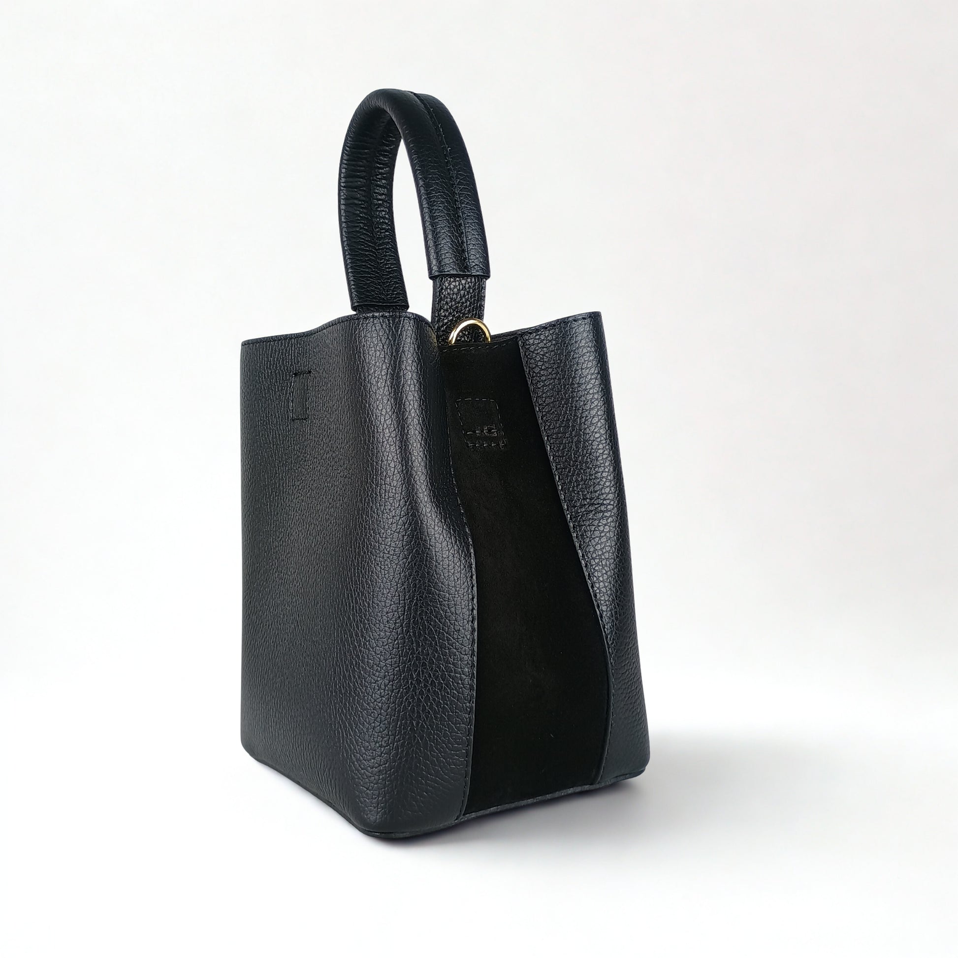 Genuine Leather Bucket Bag MS-3265 - Stile Donna Bags