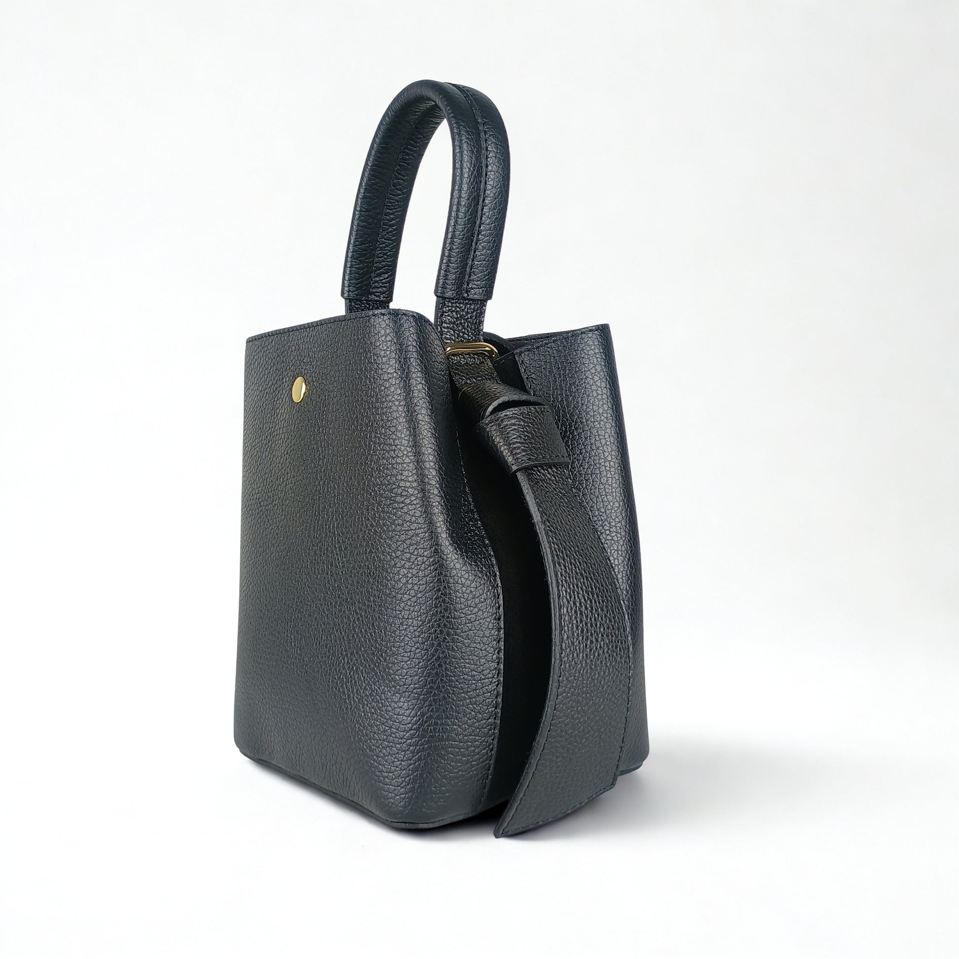 Genuine Leather Bucket Bag MS-3265 - Stile Donna Bags