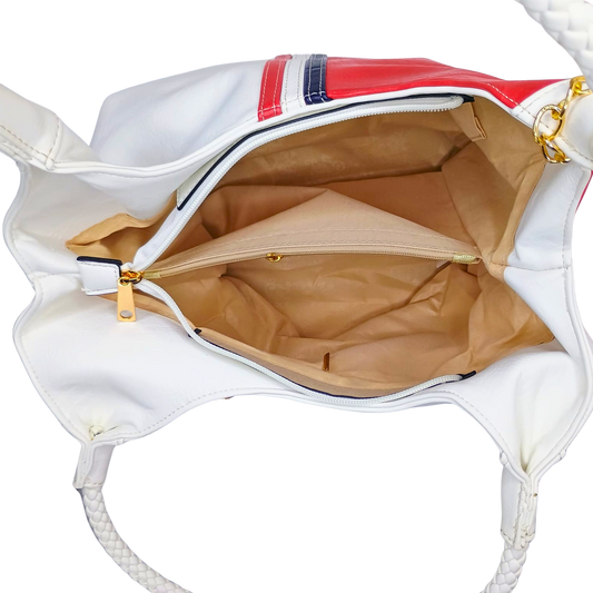 Leather Bag with Removable Strap MS-0354 - Stile Donna Bags