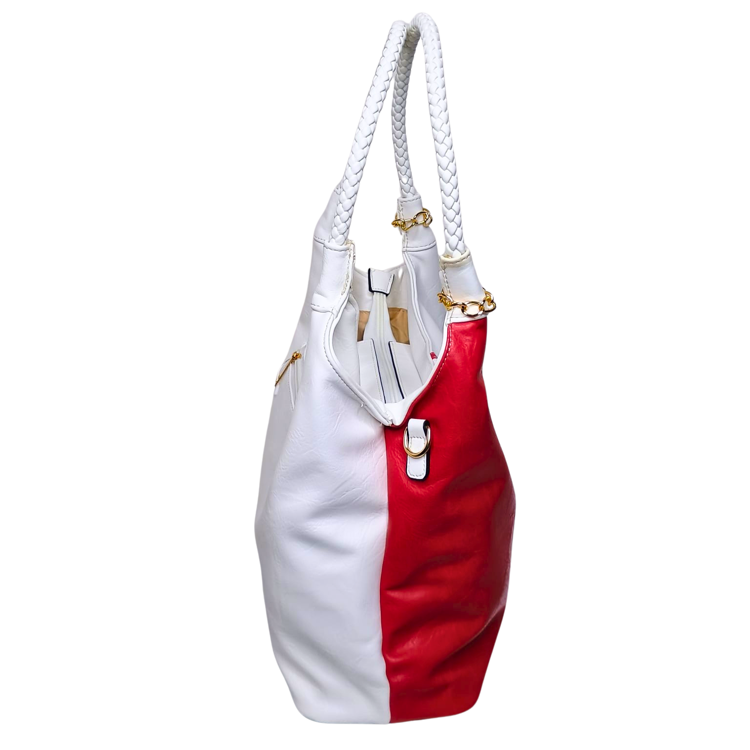 Leather Bag with Removable Strap MS-0354 - Stile Donna Bags