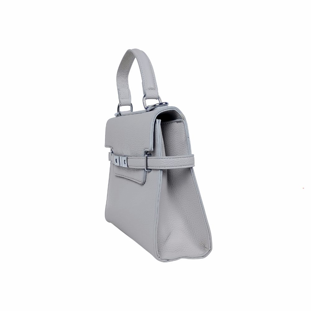 Leather handbag with removable shoulder strap MS-9518 - Stile Donna Bags