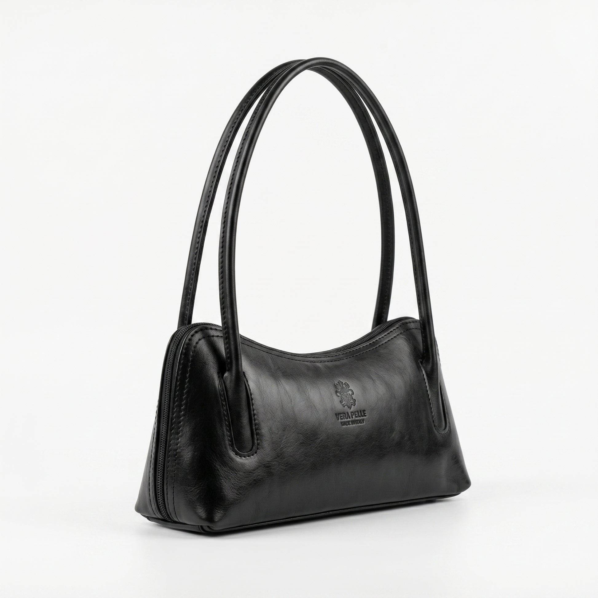 Lucy borsa a tracolla vera pelle premium verde – interno e tasche