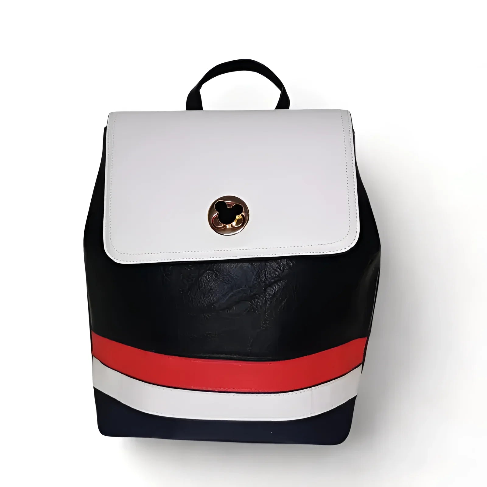 Mickey Leather Backpack - MS-3472 - Stile Donna Bags