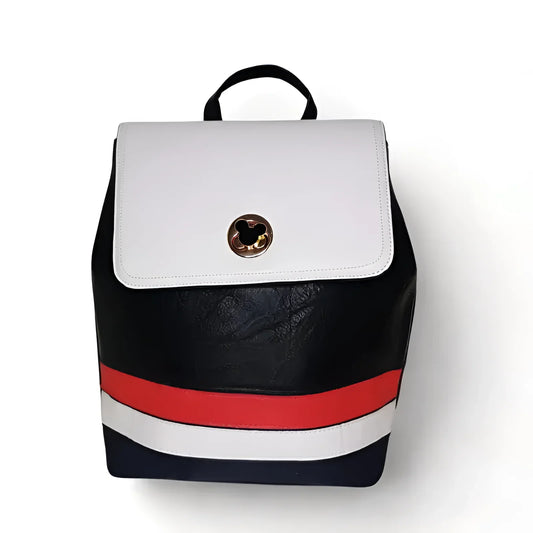Mickey Leather Backpack - MS-3472 - Stile Donna Bags