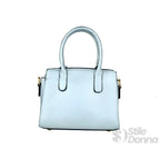 Mini Bag in Ecopelle con Tracolla Removibile e Finiture Oro - Stile Donna Bags