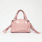 Coconuda Mini Bauletto con Manici Intrecciati e Frange - Stile Donna Bags