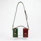 Mini Borsa Brick in Vera Pelle con Chiusura Magnetica Made in Italy - Stile Donna Bags