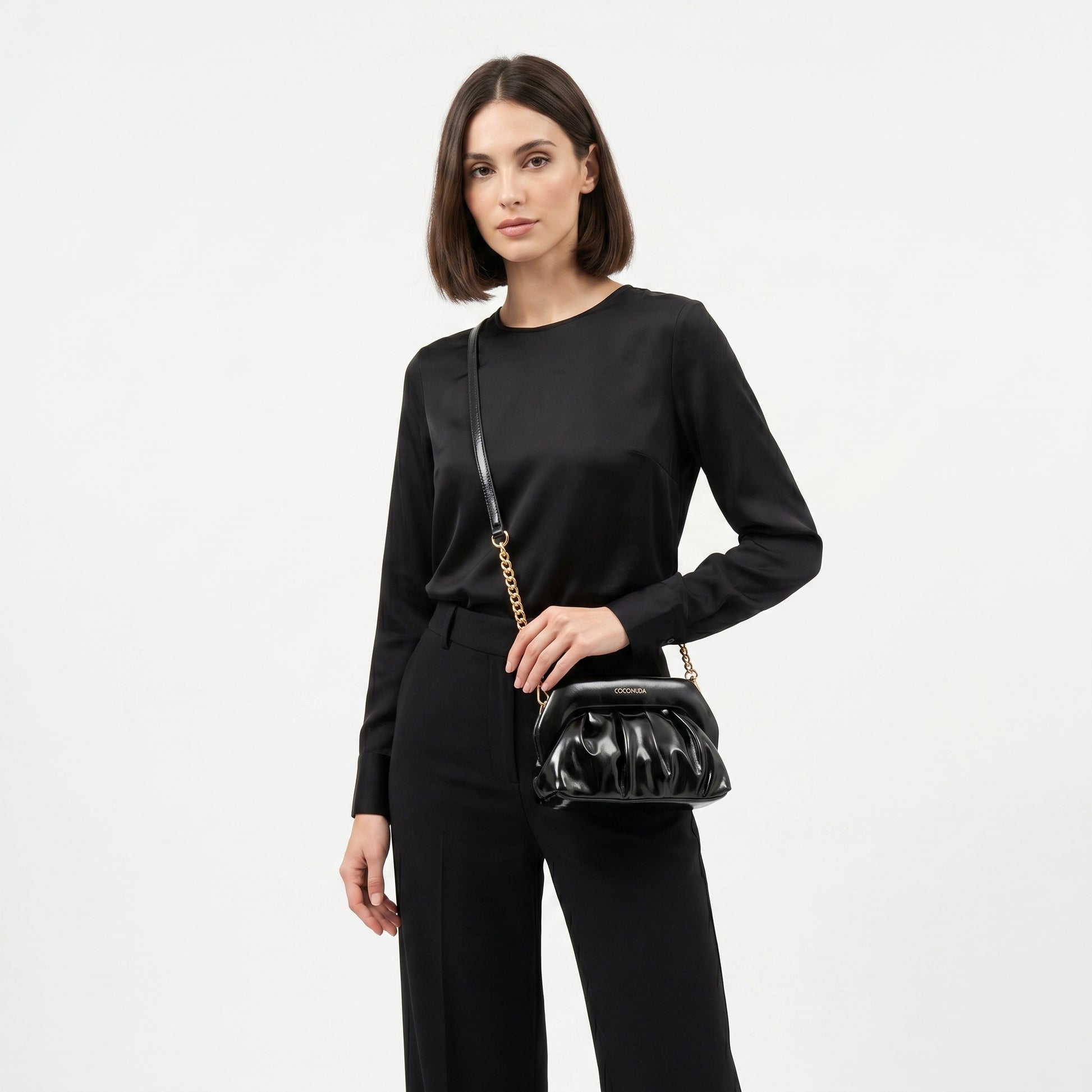 Pochette drappeggiata Coconuda - prova 1