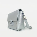 Pochette a Tracolla in Ecopelle con Finiture Argento - Stile Donna Bags