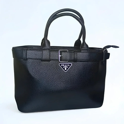 Red Leather Shopper Bag - MS-4740 - Stile Donna Bags