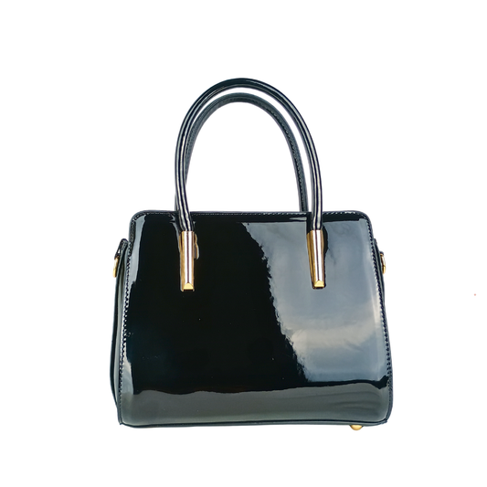 Women's Patent Leather Handbag with shoulder strap MS-7408