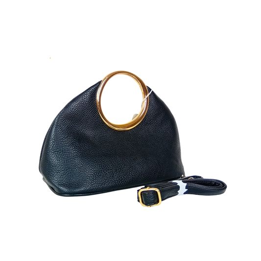 The circle Leather handbag MS-5593 - Stile Donna Bags