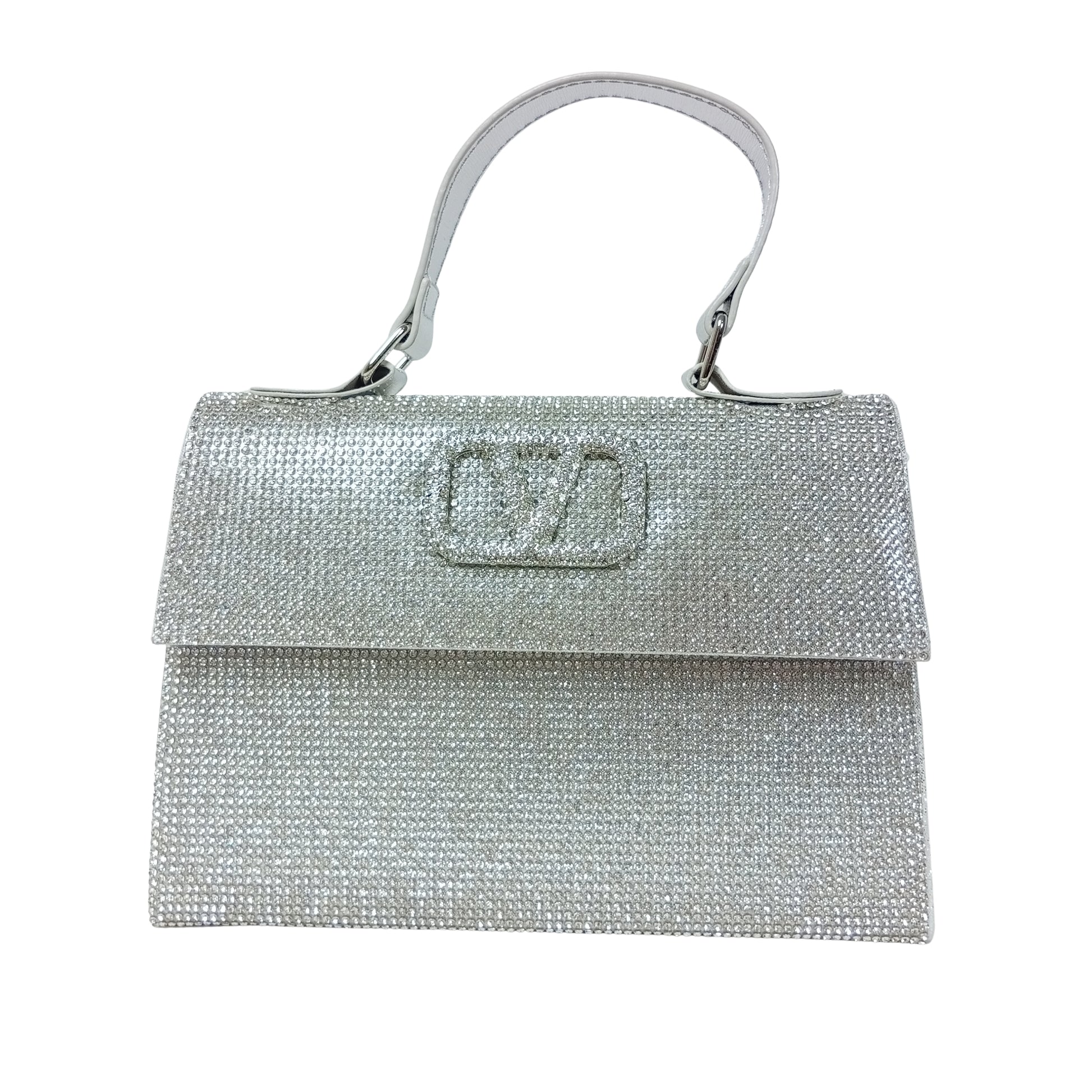 Valentini Rhinestone Clutch Bag - Stile Donna Bags