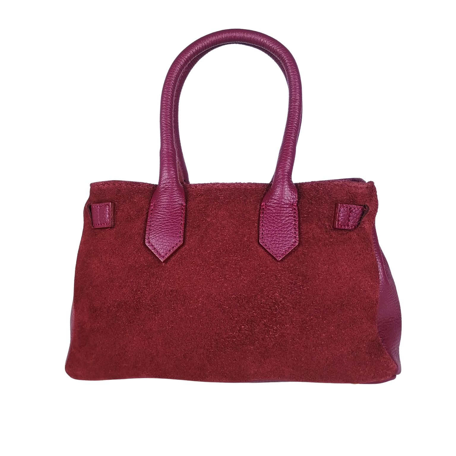 Velinara MS-5494 Suede Leather Handbag - Stile Donna Bags
