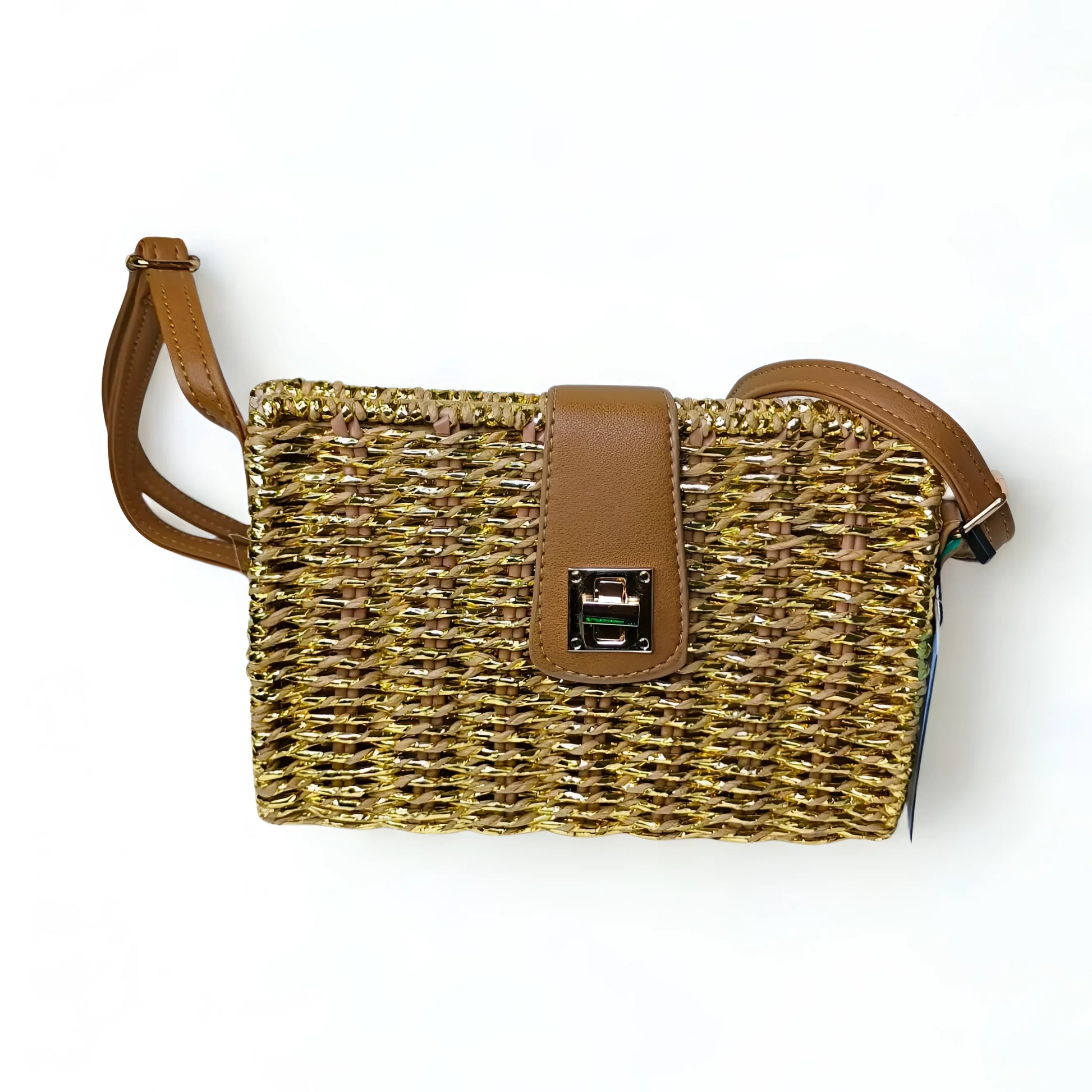 Woven Crossbody Bag - MS-7066 - Stile Donna Bags
