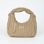 YY Coveri Borsa a Spalla Trapuntata in Ecopelle con Manico Spirale - Stile Donna Bags