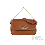 YY Coveri Borsa in Ecopelle Marrone con Tracolla Rimovibile - Stile Donna Bags