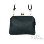 YY Coveri Pochette a Tracolla in Ecopelle con Logo Dorato - Stile Donna Bags