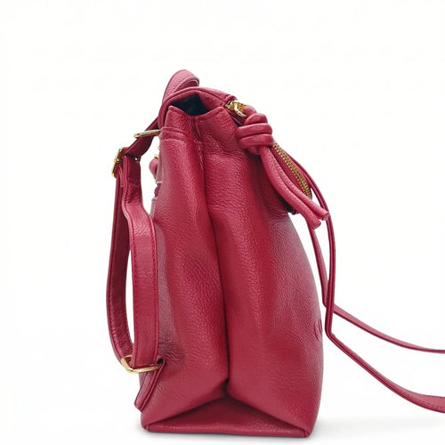 Coconuda Zaino Rosso In PU Con Spallacci Regolabili Chius… | Vista posteriore | ecopelle | Rosso