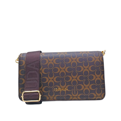 Brown Shoulder Bag - MS-9723 - Stile Donna Bags