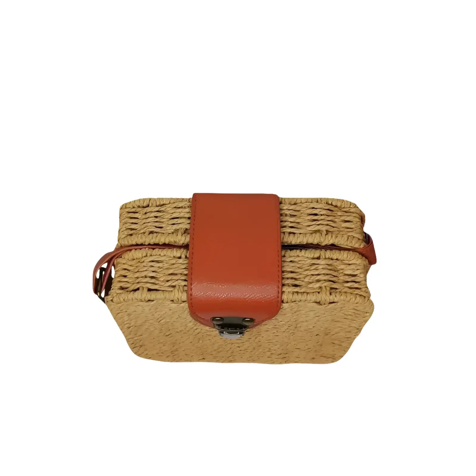 Black Woven Box Bag - MS-8958 - Stile Donna Bags