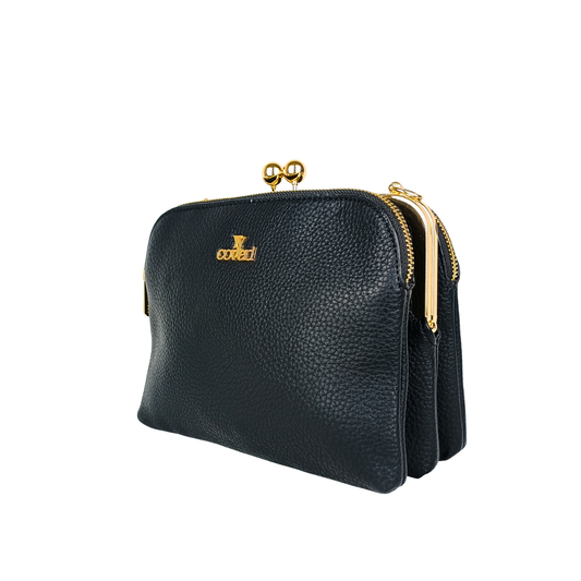 Leather Clutch Crossbody Bag MS-8189 - Stile Donna Bags