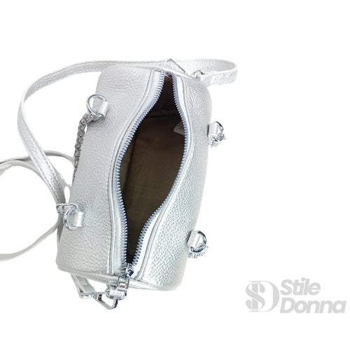 Borsa a Cilindro con Doppio Manico in EcoPelle Resistente… | Vista aggiuntiva 14 | ecopelle | Marrone