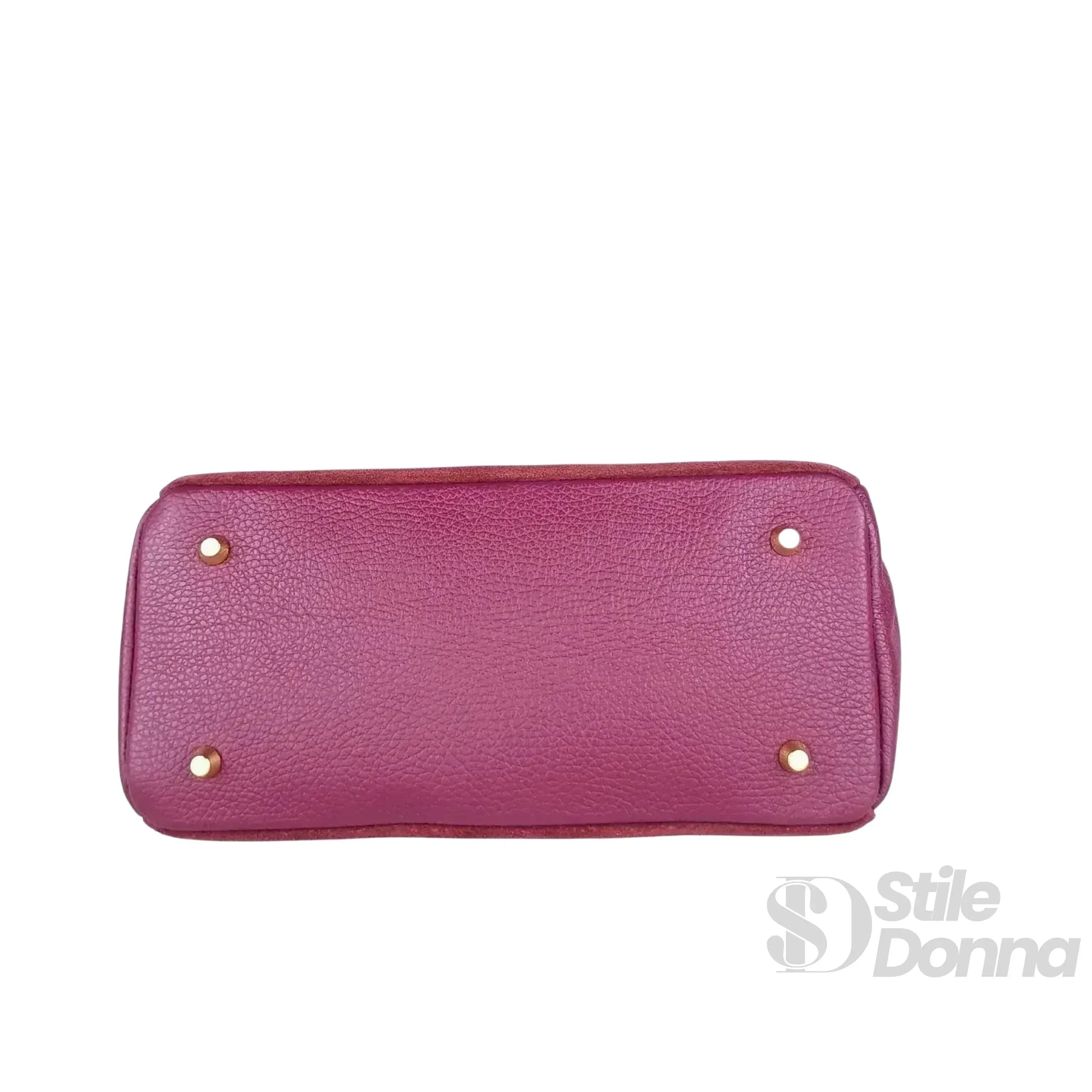 borsa-a-mano-in-vera-pelle-scamosciata-bordeaux-the-velinara-fucsia-669 - Stile Donna Bags