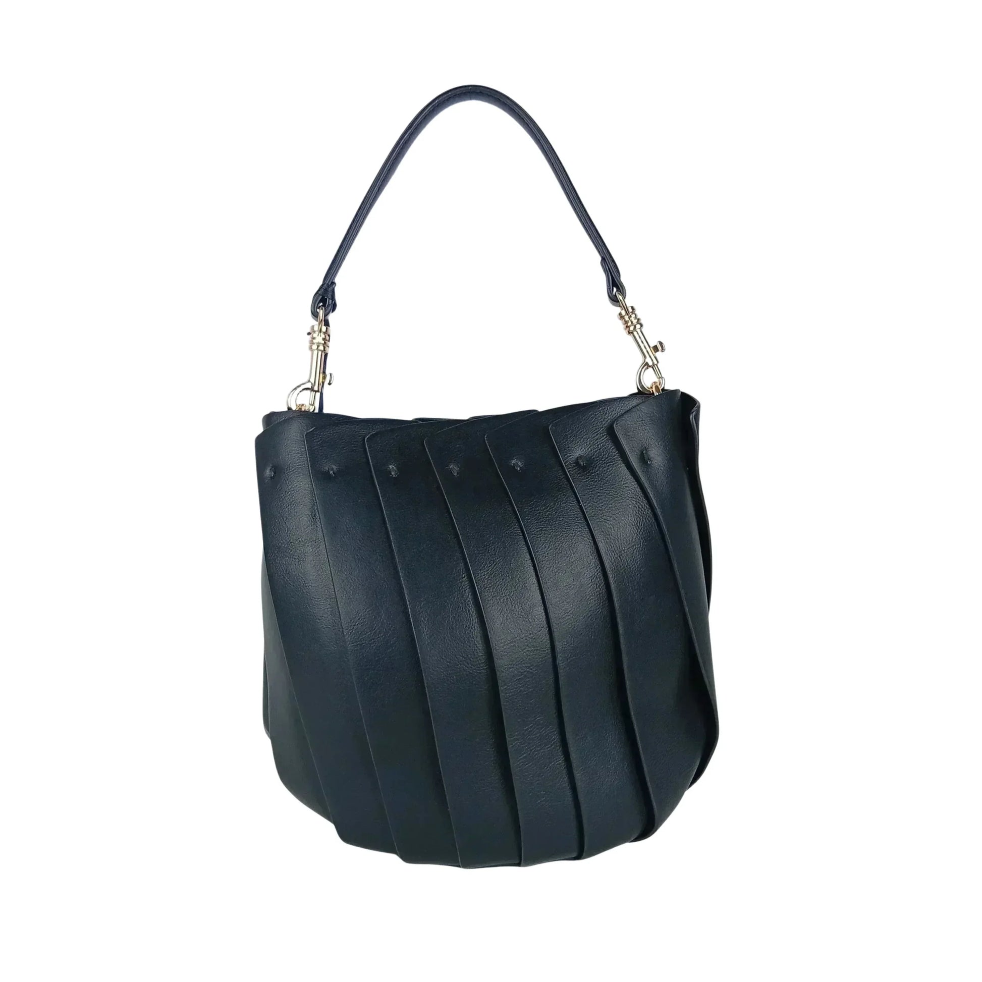Bloom Borsa A Secchiello Bucket Tote In Pelle PU Con Fini… | Vista frontale | ecopelle