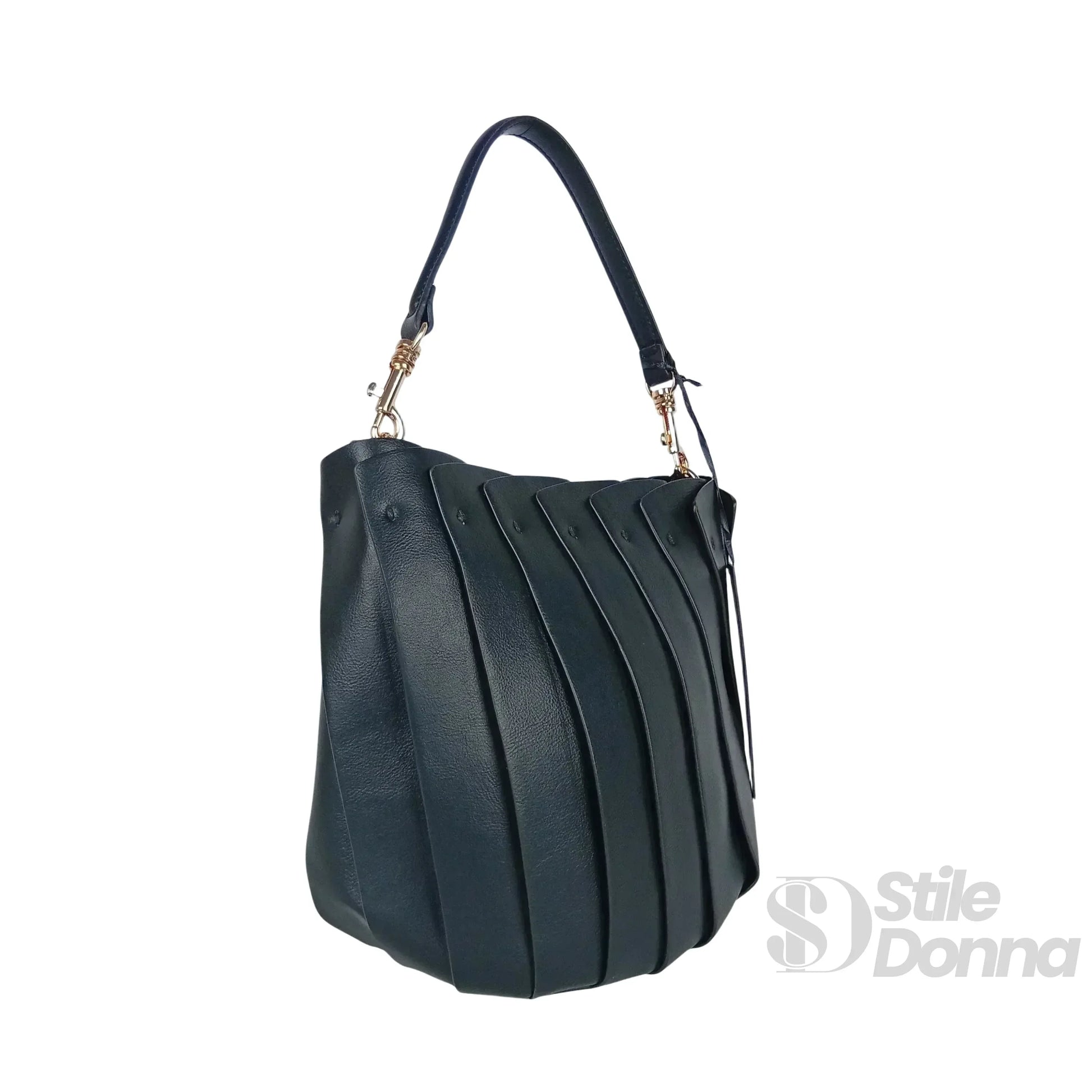 Bloom Borsa A Secchiello Bucket Tote In Pelle PU Con Fini… | Dettaglio esterno | ecopelle