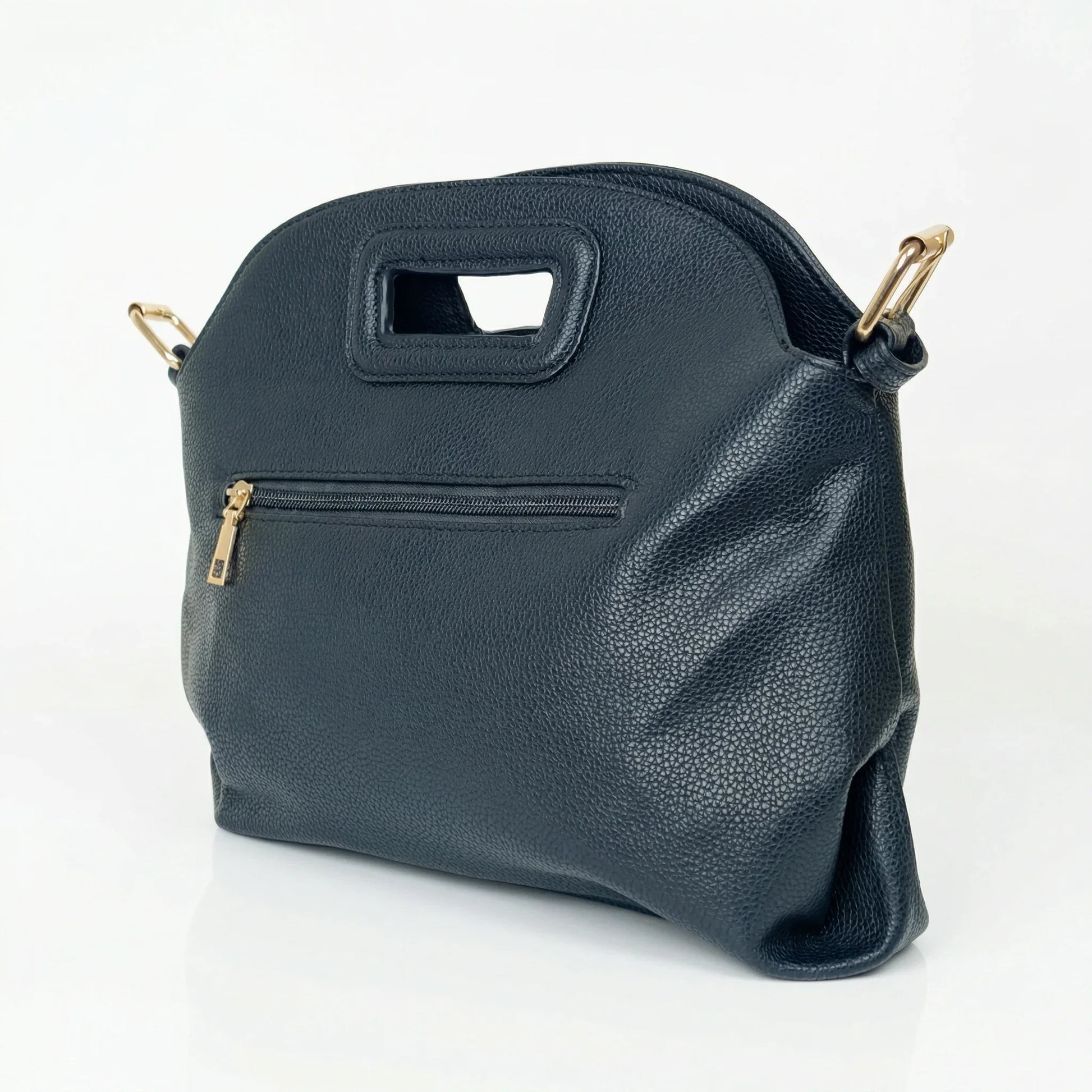 borsa-a-spalla-con-occhielli-circolari-oro-mano-pelle-nera_202603281758 - Stile Donna Bags