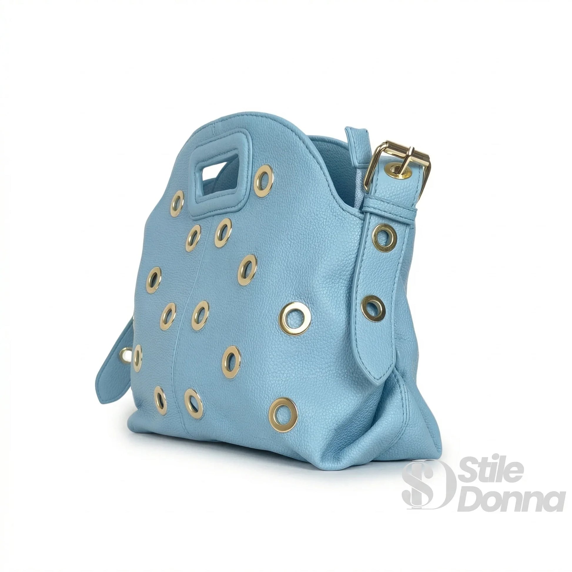 borsa-a-spalla-con-occhielli-circolari-oro-mano-pelle-nera_202603281759 - Stile Donna Bags
