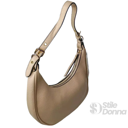 borsa-a-spalla-hobo-in-pelle-beige-tracolla-650 - Stile Donna Bags