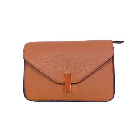 borsa-a-tracolla-in-pelle-marrone-ms-6346-911 - Stile Donna Bags