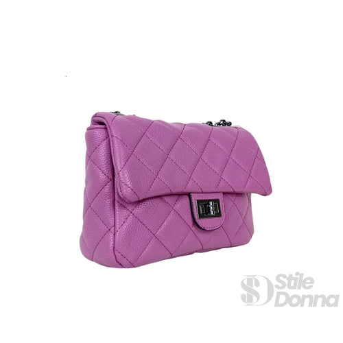 borsa-a-tracolla-in-pelle-pu-ms-5777-trapuntata-153 - Stile Donna Bags