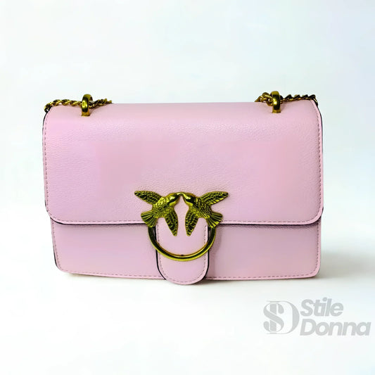borsa-a-tracolla-in-pelle-rosa-ms-8441-morbida-399 - Stile Donna Bags