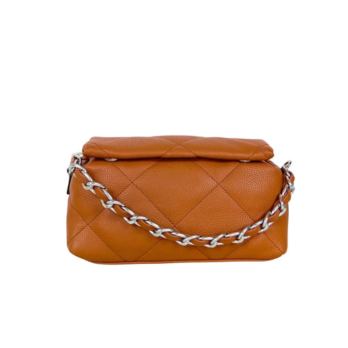 Borsa a Tracolla Portatile in Pelle PU | Vista frontale | ecopelle | Marrone