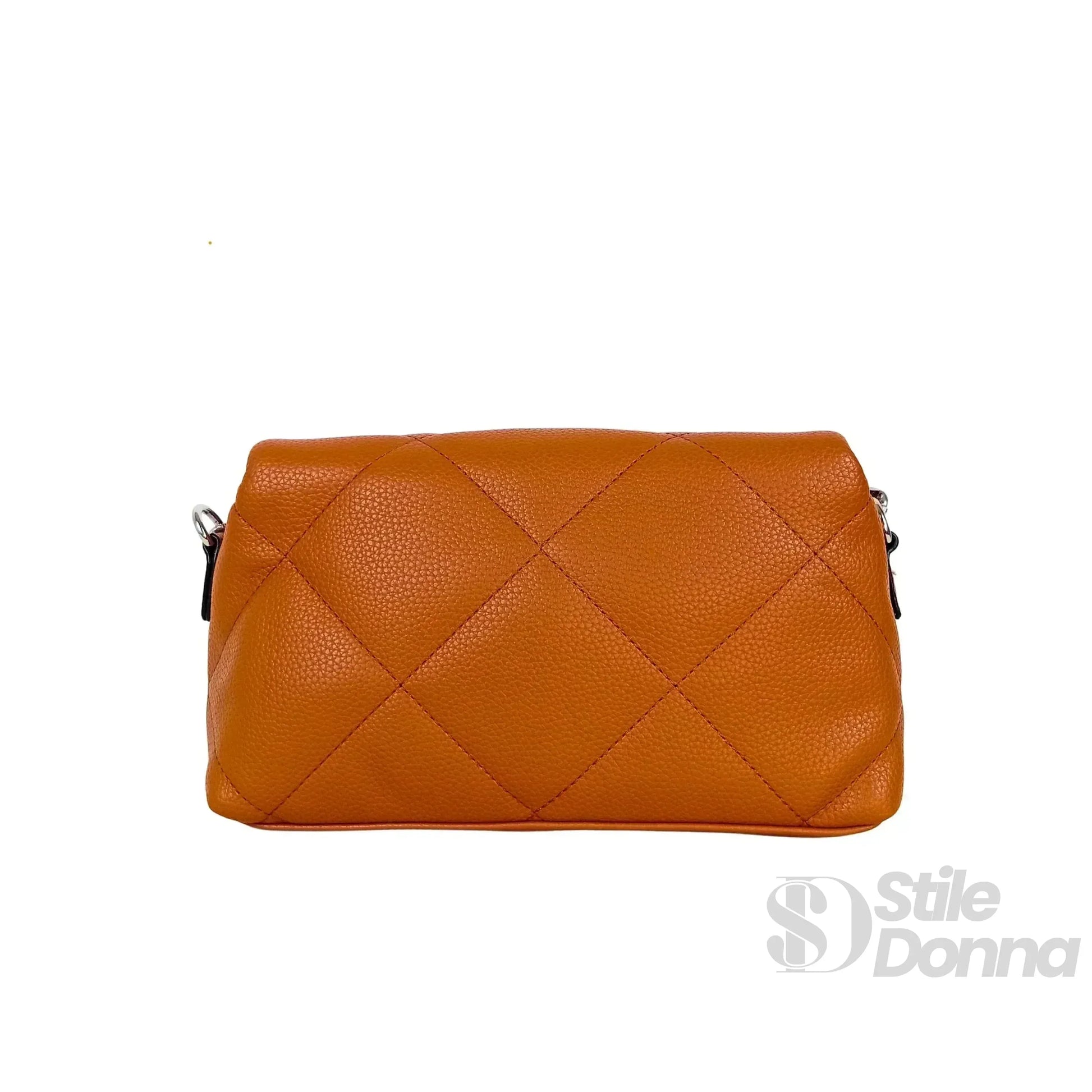 Borsa a Tracolla Portatile in Pelle PU | Close-up chiusura | ecopelle | Nero