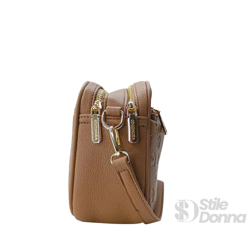 Borsa A Tracolla Coconuda in Pelle Marrone | Vista posteriore | ecopelle | Marrone