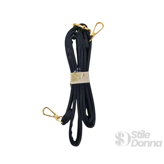 borsa-hobo-con-distintiva-stampa-leopardata-cinturino-elastico-nero-505 - Stile Donna Bags