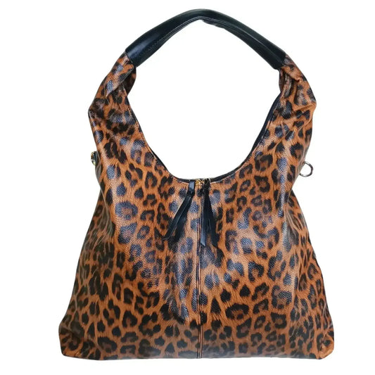 borsa-hobo-con-distintiva-stampa-leopardata-tracolla-pelle-563 - Stile Donna Bags